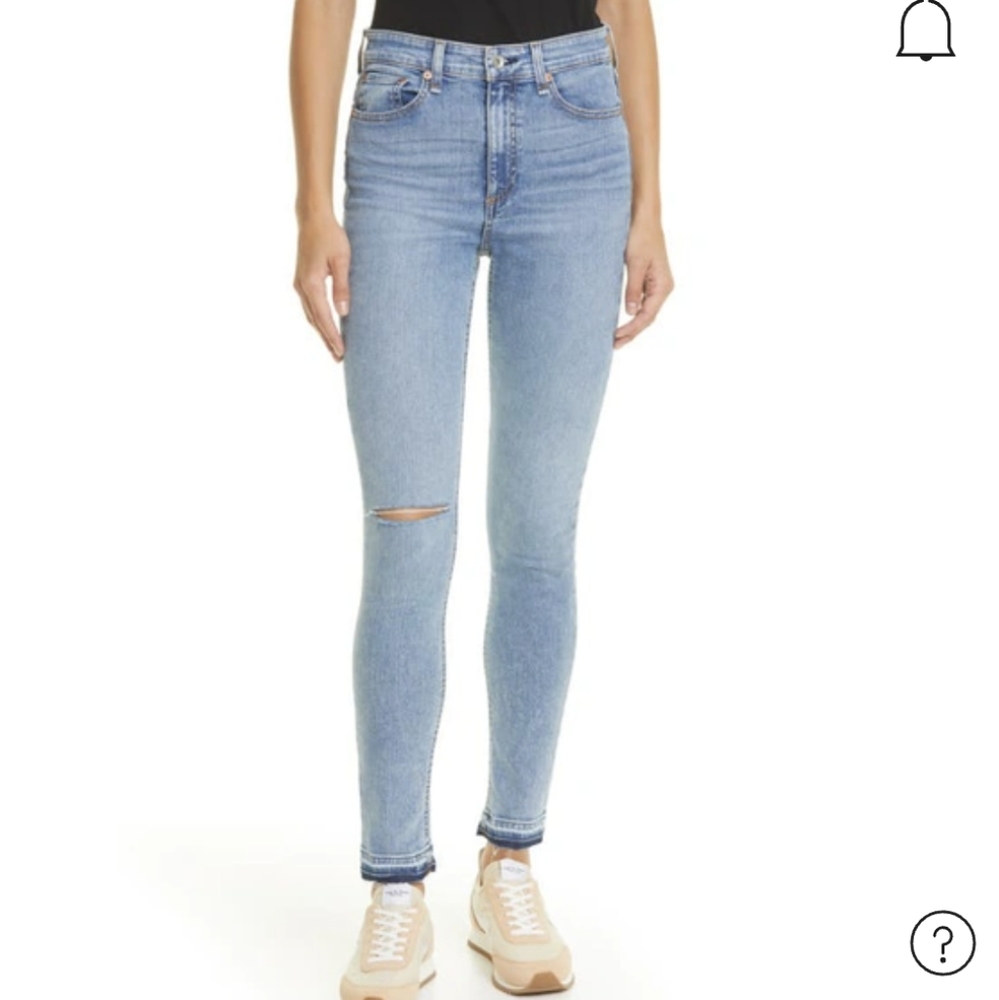 NWT RAG & BONE NINA HIGH-RISE SKINNY JEANS WOMENS SIZE 29